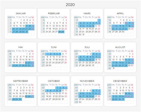 skiftkalender offshore